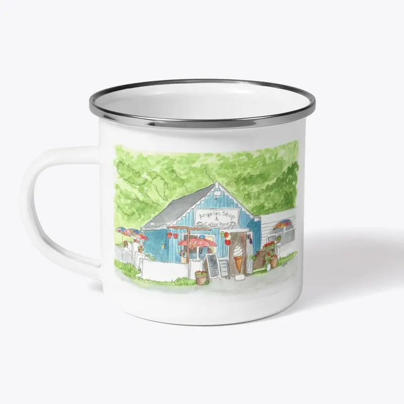 Angelas Cafe Camping mug 