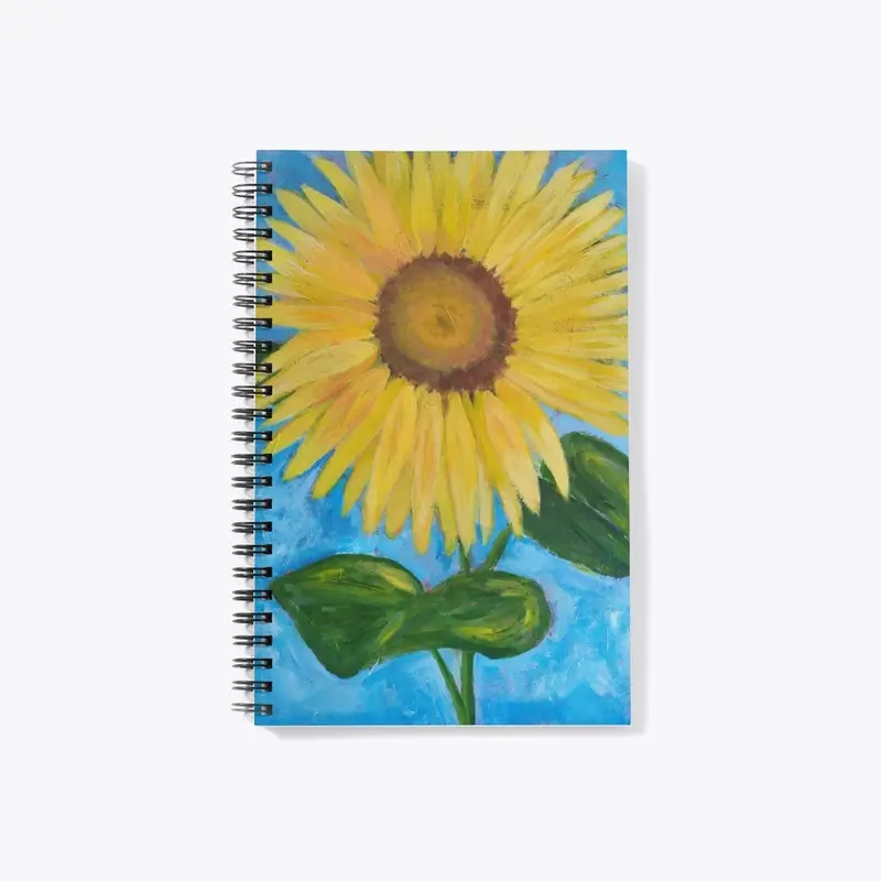 Sunflower notebook