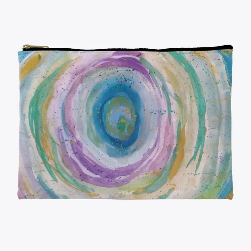 meditative swirl pouch